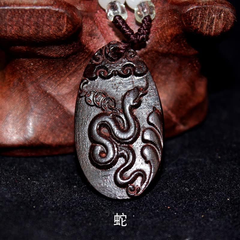 Mascot Wooden Crafts Wood Carving Art Wood Decoration Artwork 印度小叶紫檀十二生肖挂坠 本命年项链吊坠 男女款(12生肖一套)