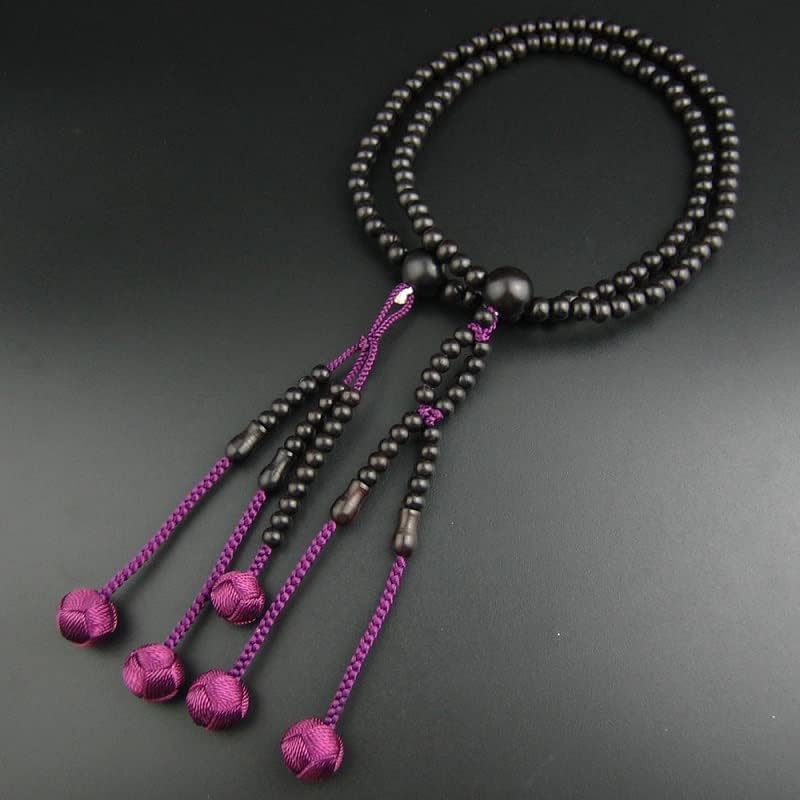 Black Wood Beads Japanese SGI Soka Gakkai Juzu Nichiren Buddhism Prayer Beads