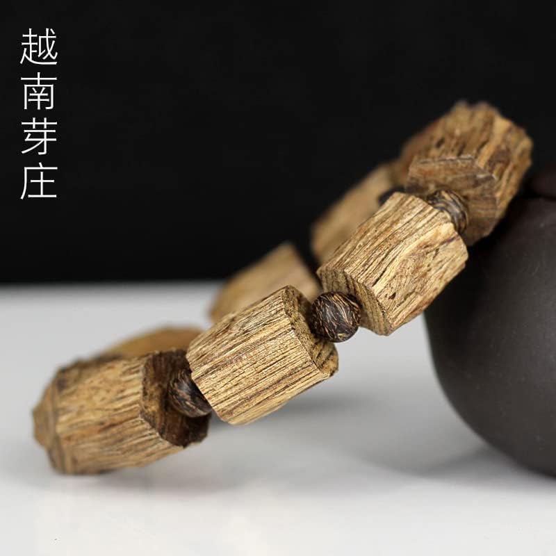 越南芽庄沉香桶珠随型手串 男女佛珠木质 手链木珠檀香文玩工艺(越南芽庄桶珠随型)