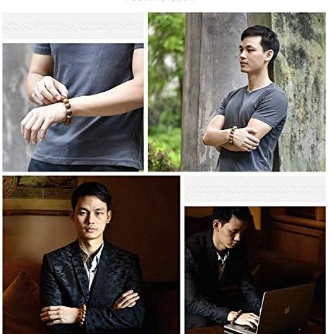 GLW Kalimantan Wild Agarwood Aloewood 15mm MALA Prayer Beads #4914