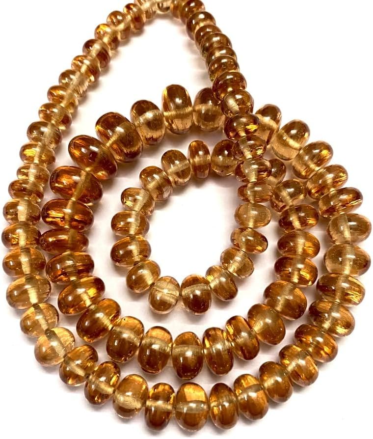 Natural Zircon rondelle soomth Beads 7x11 15 inch Long String Jewelry Making Gemstone Beads for Necklace Bracelet