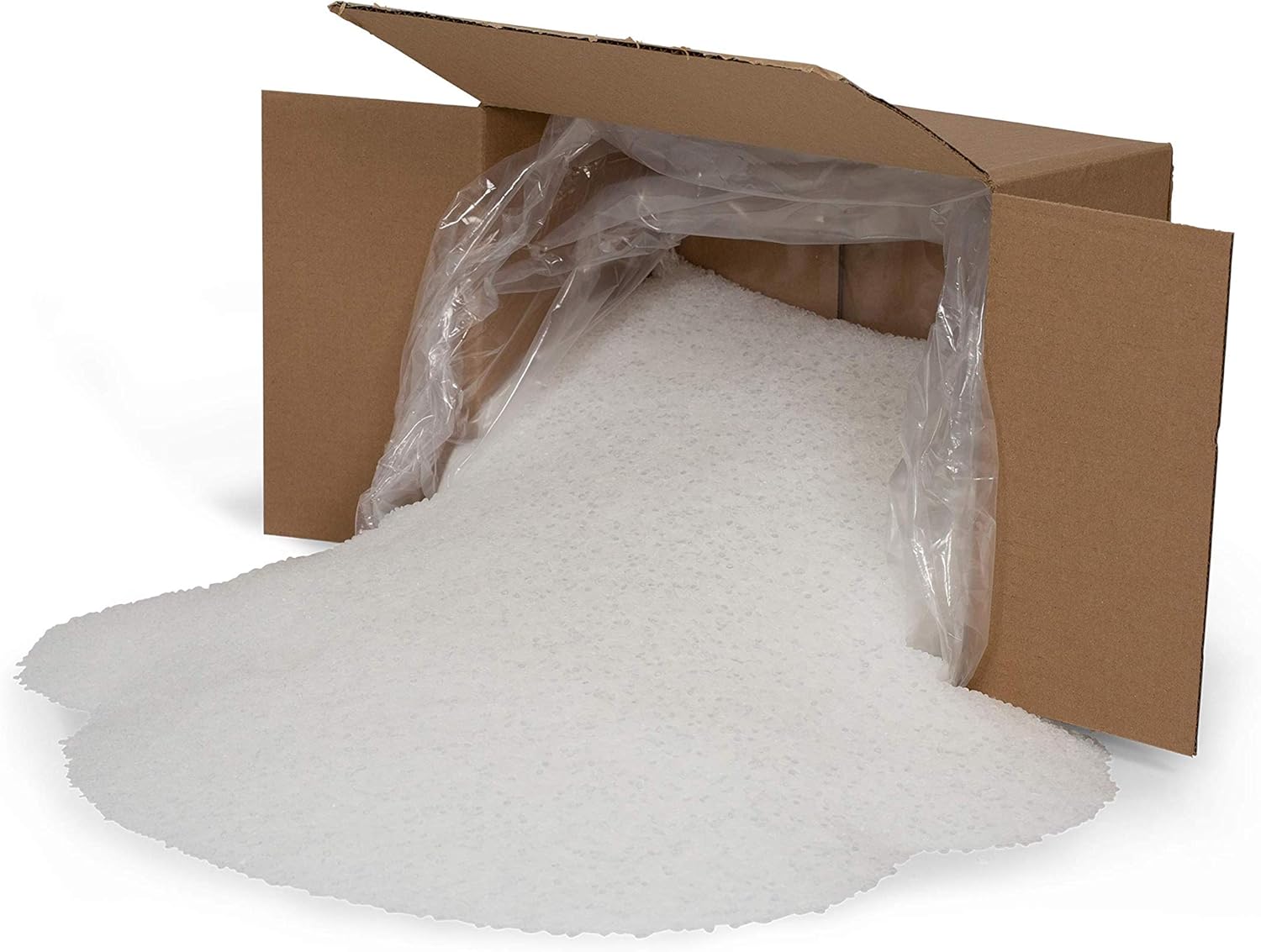 Fairfield Poly-Fil Poly-Pellets, Premium Polyester Weighted Stuffing Beads, Stuffing for Stuffed Animals, Toys, Bean Bags, Weighted Blankets, and More, 25 lbs. Box