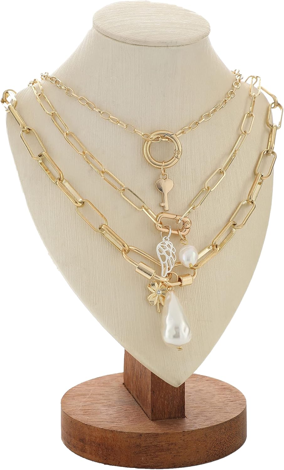 Bead Landing Silver Metal Round Hinged Closures – 20mm Zinc Alloy Jewelry Findings in Assorted Finishes for Necklaces, Bracelets & Anklets, 12 Pack