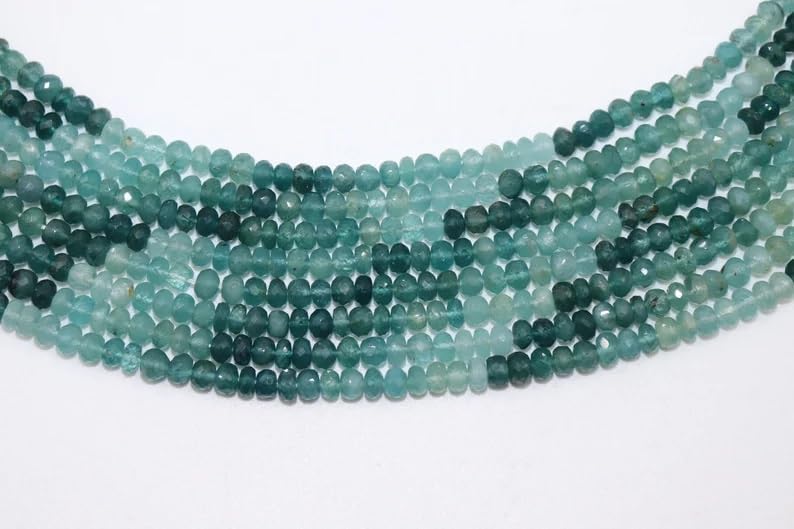 AAA+ Quality Grandidierite Facetd Rondelle 6mm Beads Strand for Jewelry Making Wholesale