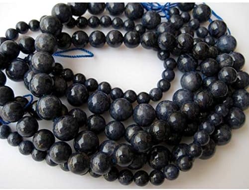 Blue Sapphire Beads/Sapphire Beads/Rondelle Beads/ 8mm Beads/ 52 Pieces Approx/ 16 Inch Strand Code-HIGH-49639