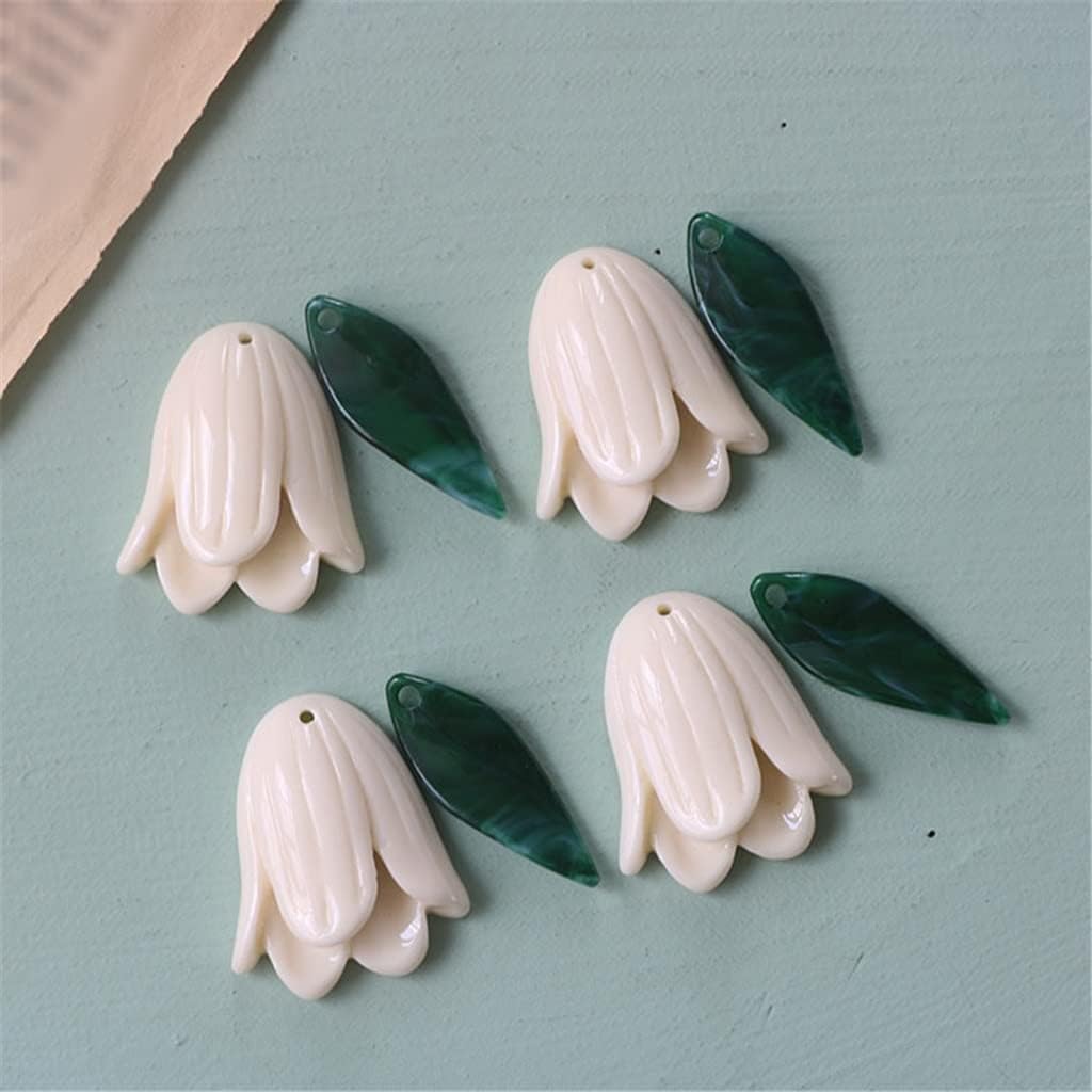 SIDUFHAOPKLL Texture Earrings Handmade Resin Acrylic DIY Materials Jewelry Accessories(E)