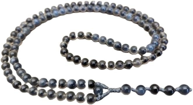 Natural Agate 8mm 108 Mala Beads, Spiritual, Meditation Beads, Reiki, Japa Mala, Buddhist Prayer Beads, Yoga Bracelet, healing beads LKMALA-RRGU-205