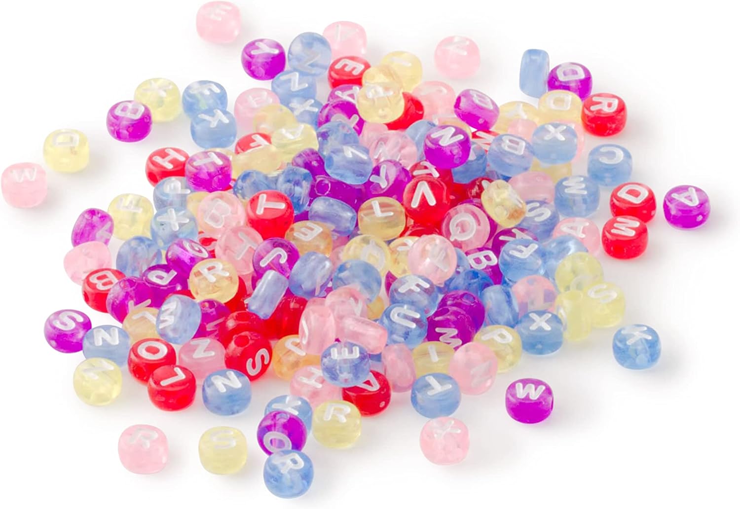 Creatology Bright Round Alphabet Beads, 12 Packs: 340 ct. (4,080 Total), 7.5mm