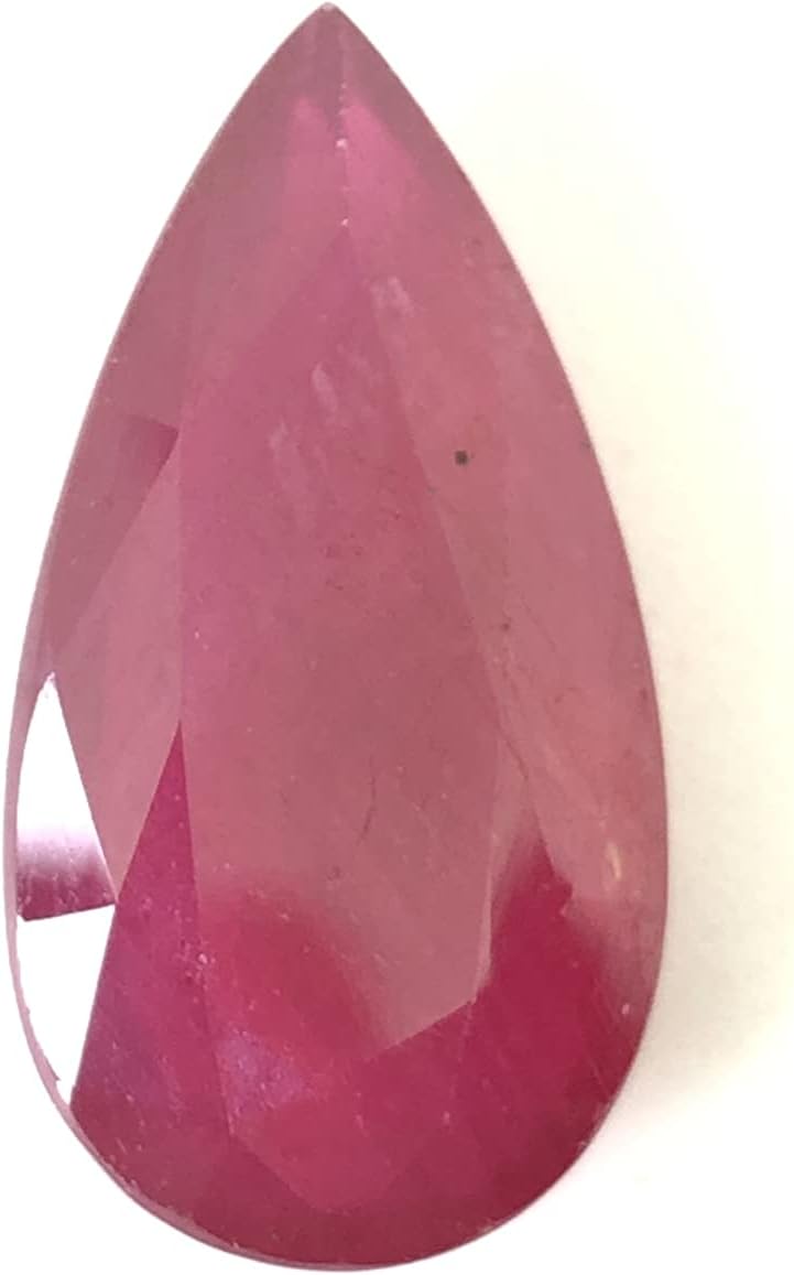9.20 Ct Ruby Pear Shape Size 20x10 mm Cut Faceted Attractive High Quality Fine Loose Gemstone Best For Making Jewelry Pendant, Ring