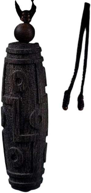 Agarwood Natural Vietnam Nha Trang Agarwood DZI Pendant Lucky Beads 60mm*20mm