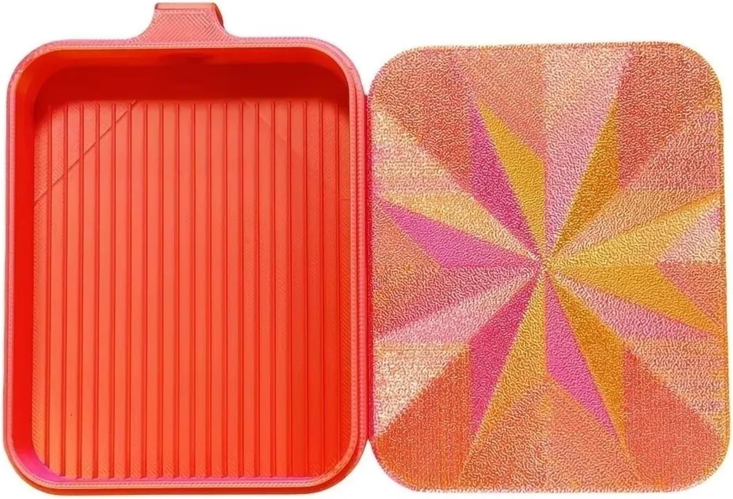 4/10pcs DIY Craft Diamond Painting Tray Storage Box Embroidery Large Capacity Beading Plates Plastic Multi-Color(Rose red,10pcs)