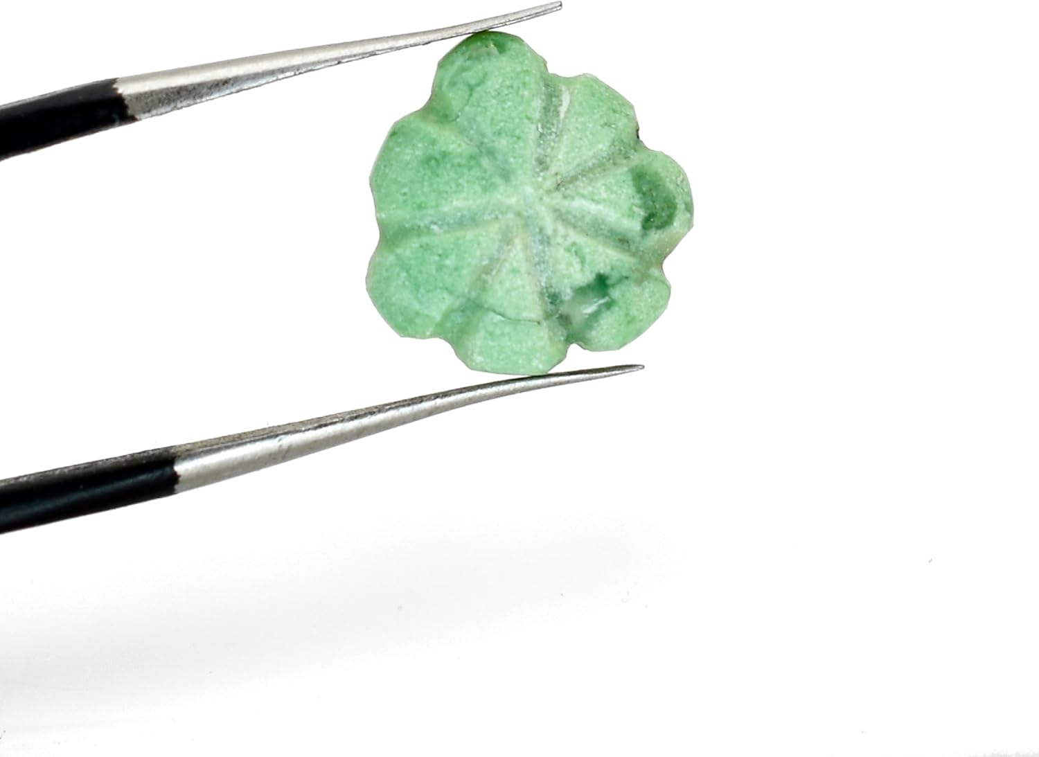 Chrysoprase Gemstone Beads Flower Shape - Heart Shape Carving 5X12X12 mm Loose Stone Carved Making Bead for Jewelry Wholesale Lot Beads Supply