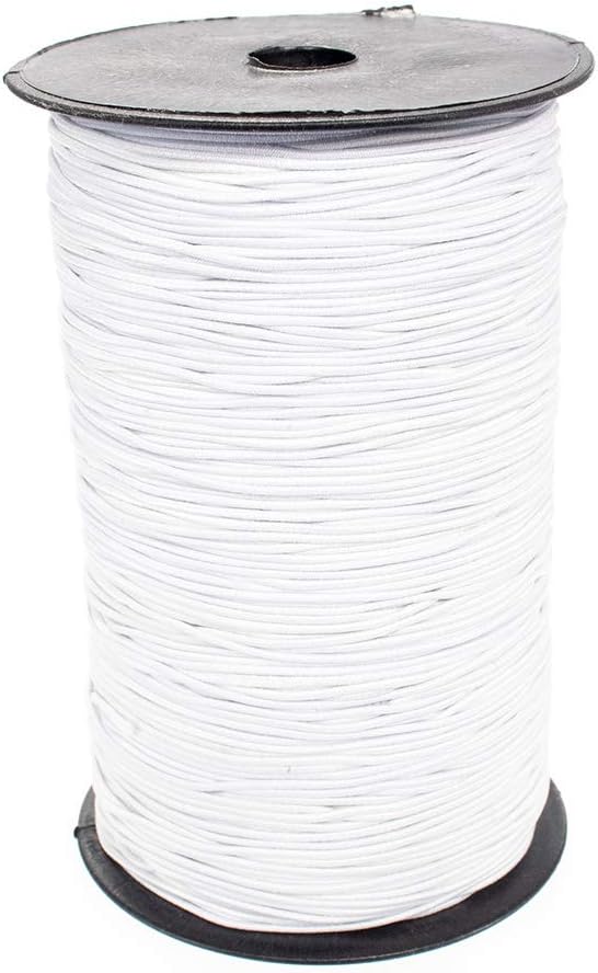 Craft County 1/16 Inch Elastic Cord – 19 Colors – 1/16 Inch x 10 Feet, 50 Feet, 25 feet, 100 Feet, 1000, and 1300 Feet – Stretch String for Arts and Crafts, Beading, and Clothing