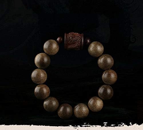 GLW Brunei Genuine Wild Agarwood Aloewood 15 mm Malas Meditation Prayer beads #4949