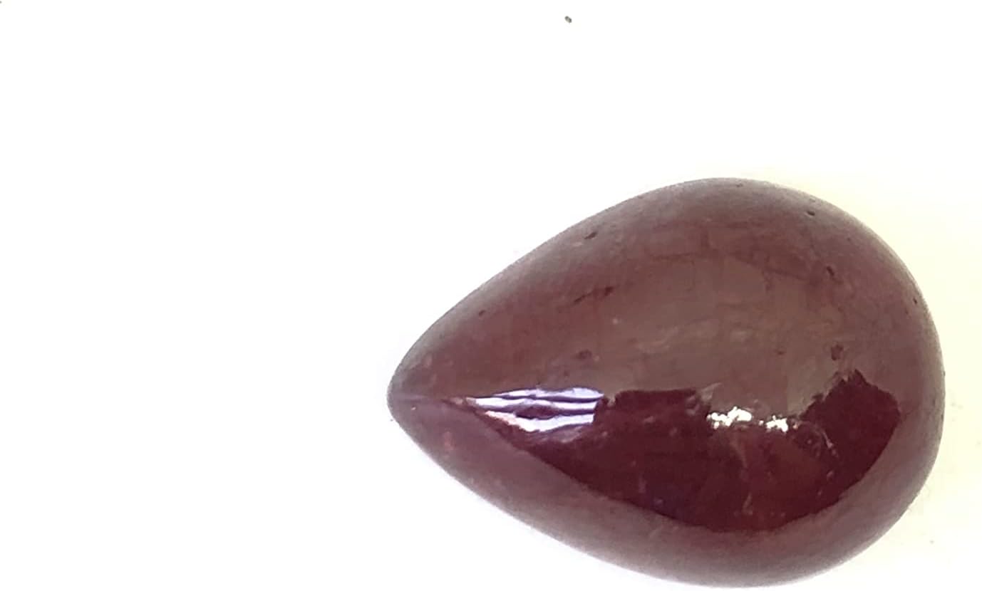 19.45 Ct Deep Red Ruby Pear Shape Cabochon Size 18x13 mm Attractive Unique Quality Most Popular Loose Gemstone Best For Making Pendant, Ring Jewelry
