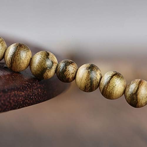 GLW Tarakan Agarwood 108 Prayer Beads Genuine Natural Wild 4mm #4390