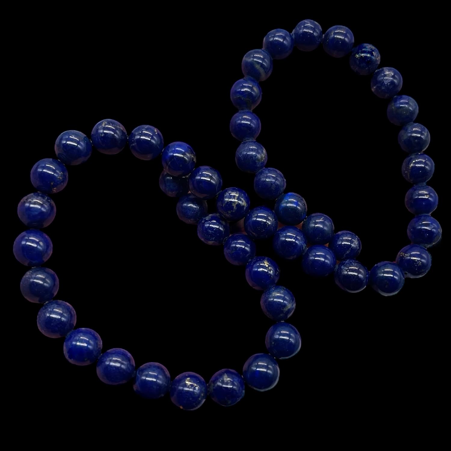 Rare Natural Lapis 8mm Round Bead Strand 110265A for Jewelry Making