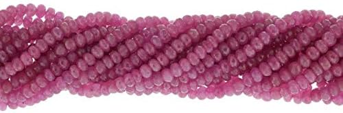 Pink Sapphire 5mm - 6mm Faceted Rondelles 16