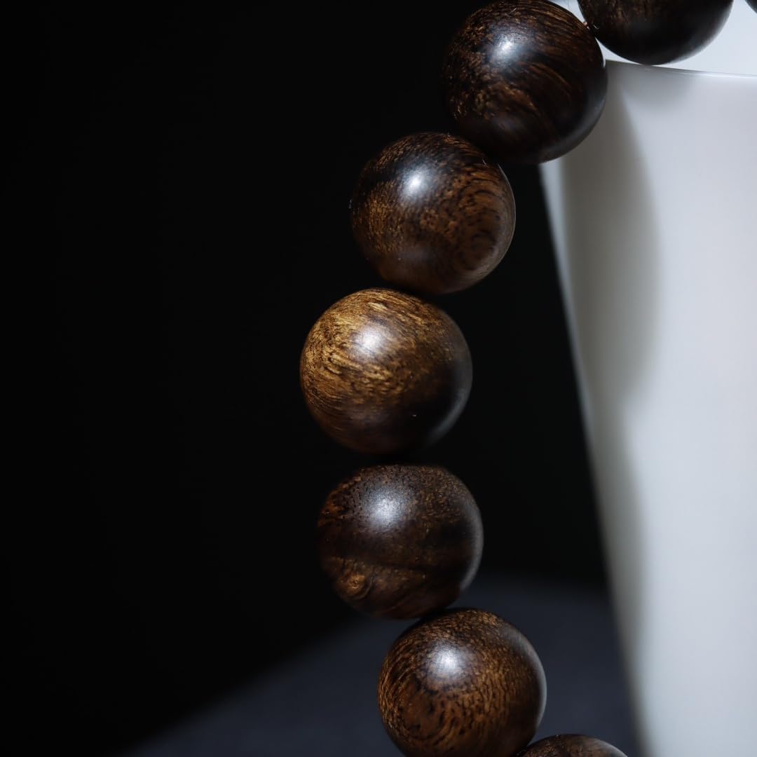 Vietnam Nha Trang White Agarwood Burl Old Material Sinking Grade 12mm*17 Pieces Impressive Jade-like Full Grain