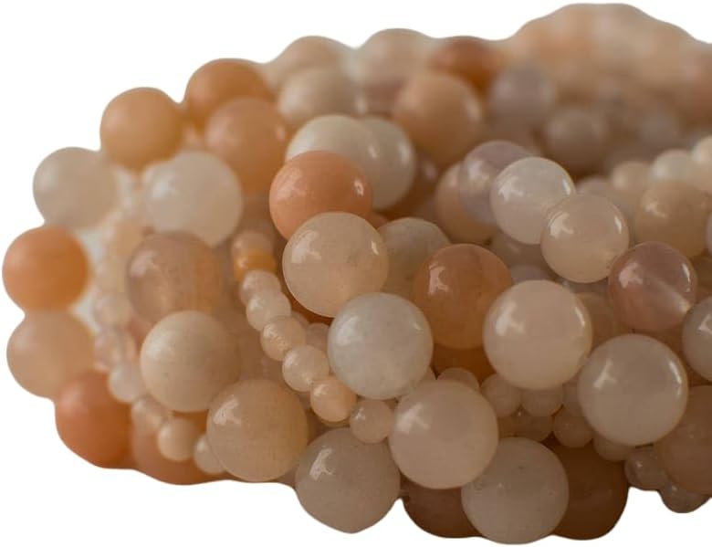 13 inch Strand of Natural gem Pink Aventurine, 10mm Round Smooth Beads for DIY Jewelry Making. | Beads_06238