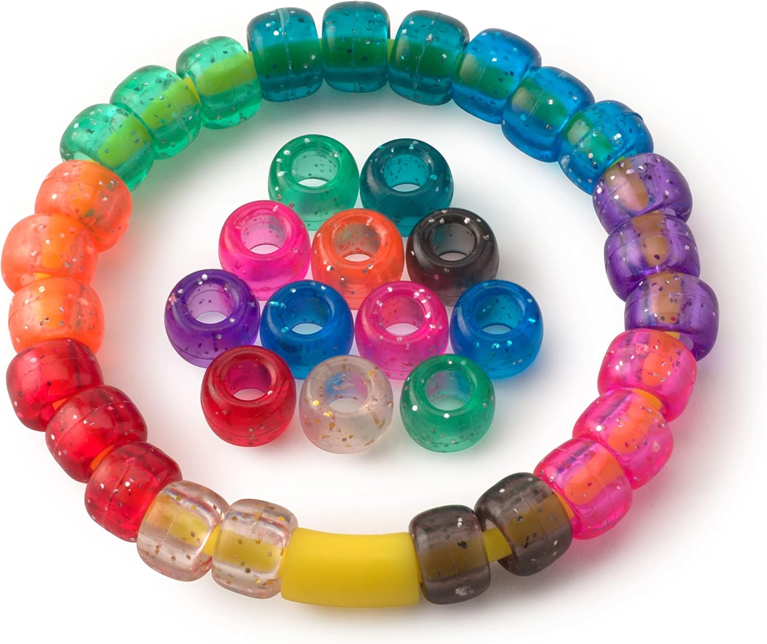 Creatology 12 Pack: 1lb. Multicolor Pony Beads, 6mm x 9mm