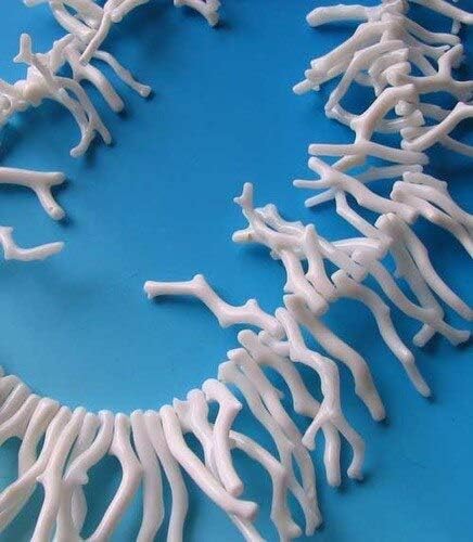 450cts Natural White Coral Branch Bead Strand 110436 for Jewelry Making