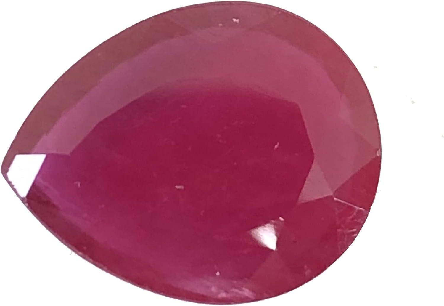 8.12 Ct Ruby Pear Shape Size 16x12.50 mm Cut Faceted Attractive High Quality Fine Loose Gemstone For Making Jewelry Size Pendant/Ring