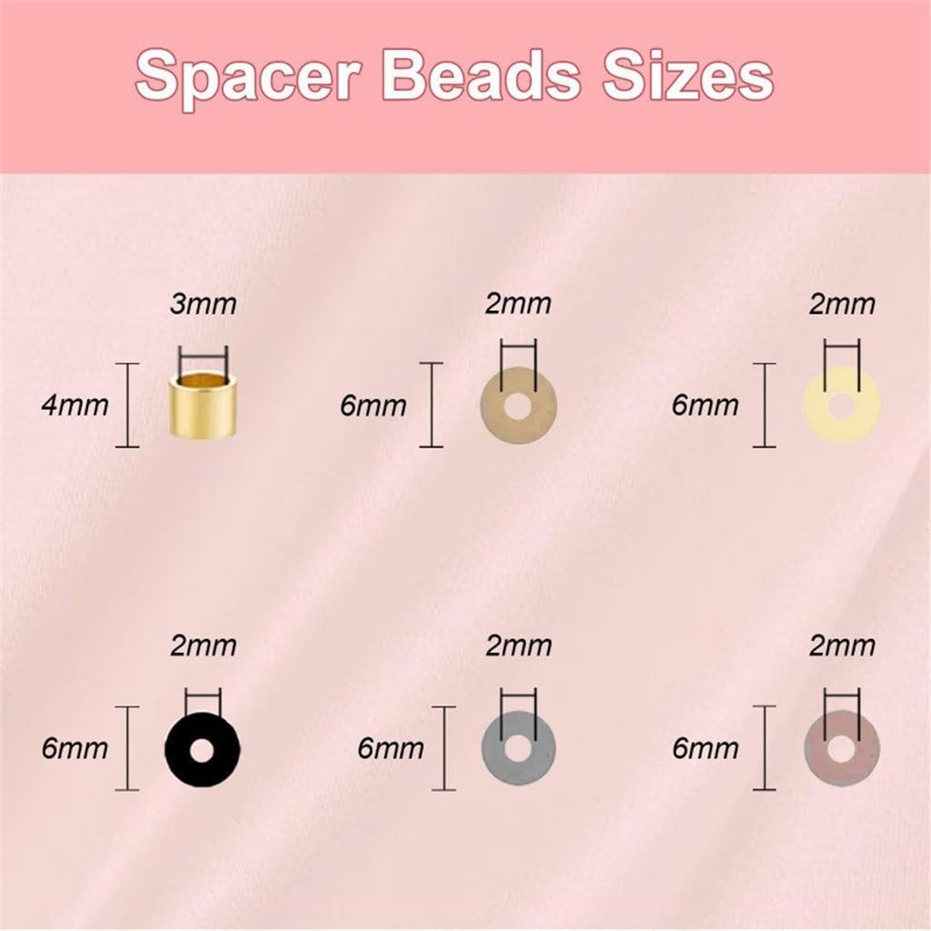 SIDUFHAOPKLL 2350 Piece DIY Bracelet Kit Girls Clay Bead Making