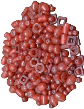 400+ PCS ASSORT RED Resin Plastic Beading Beads 1/2