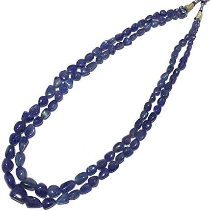 Tanzanite Beads Tumble Necklace,Tumble Beads, Tanzanite Beads Size 7 to 16 mm, 20-23