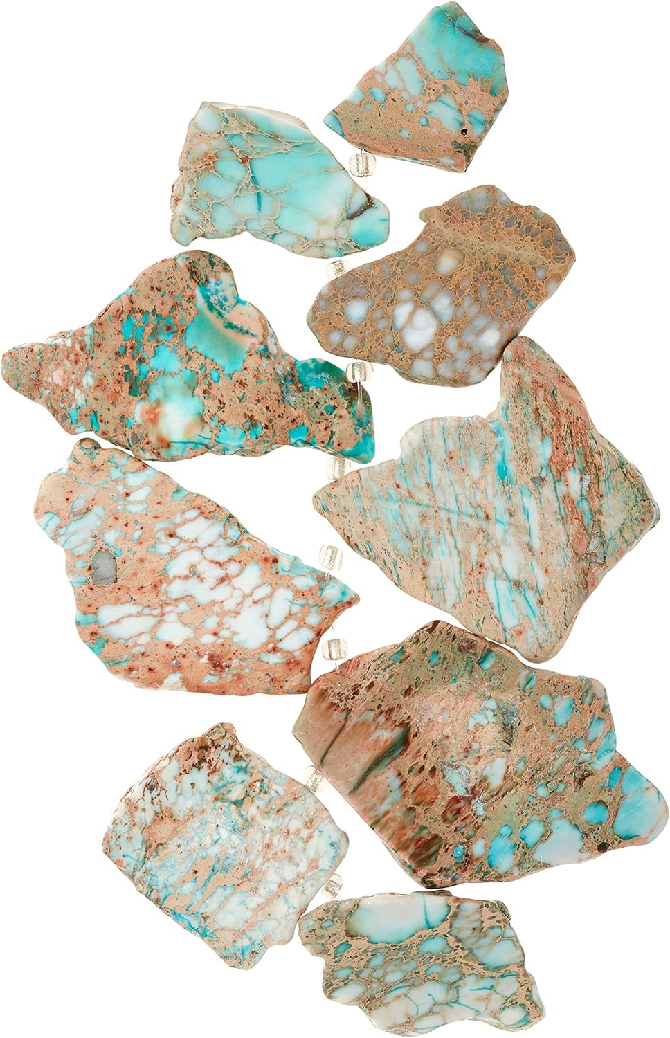 Bead Landing Green Imperial Jasper Nugget Beads, 12 Pack