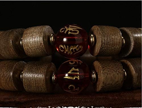 GLW Malas Meditation Prayer Beads Kalimantan Wild Agarwood Aloewood 6 Mm #4952