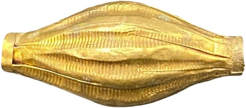 Handcrafted Afghan Silver Gold Plated Bead 43x20mm – 9.18 g Antique Nepalese Tibetan Jewelry Bead for Necklace & Bracelet Making, Ethnic Boho Vintage for DIY Jewelry Design (20)