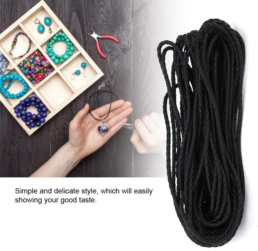 Oceanside Necklace Cord, PU Leather Soft Bracelet Cord, Jewelry Making Cord Necklace for Bracelets & Necklaces