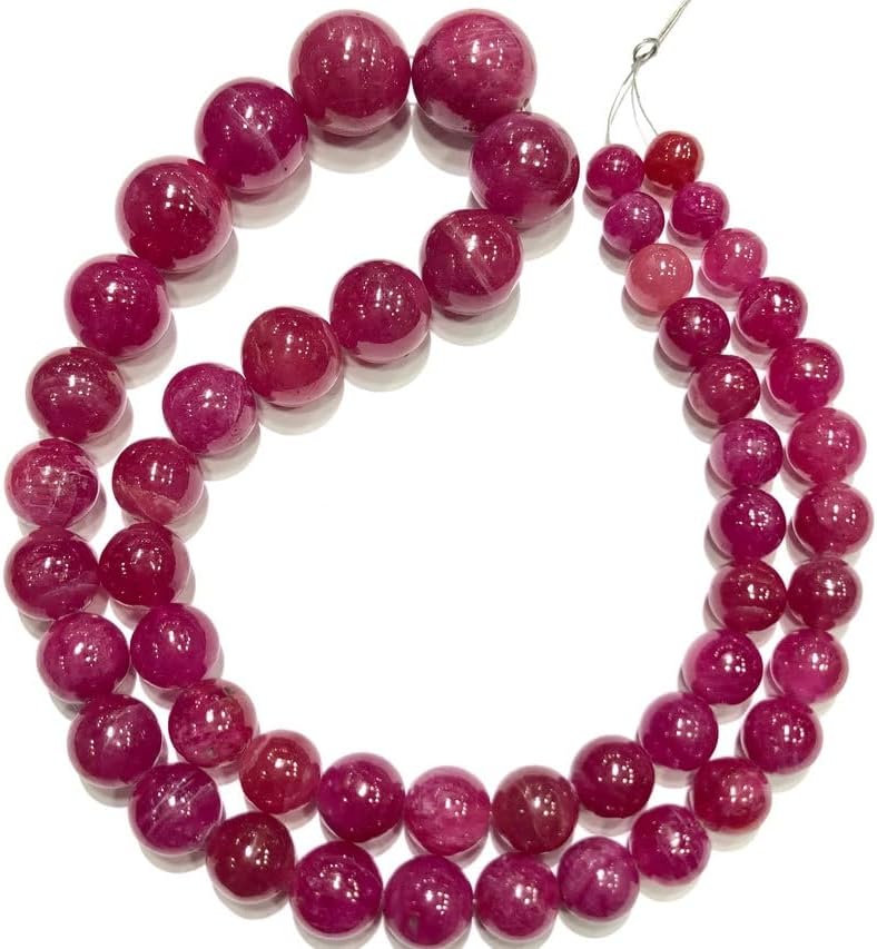 Natural PADPARADSCHA roundelle smooth Beads 7-12 MM 17 inch long string jewelry making gemstone beads for necklace bracelet