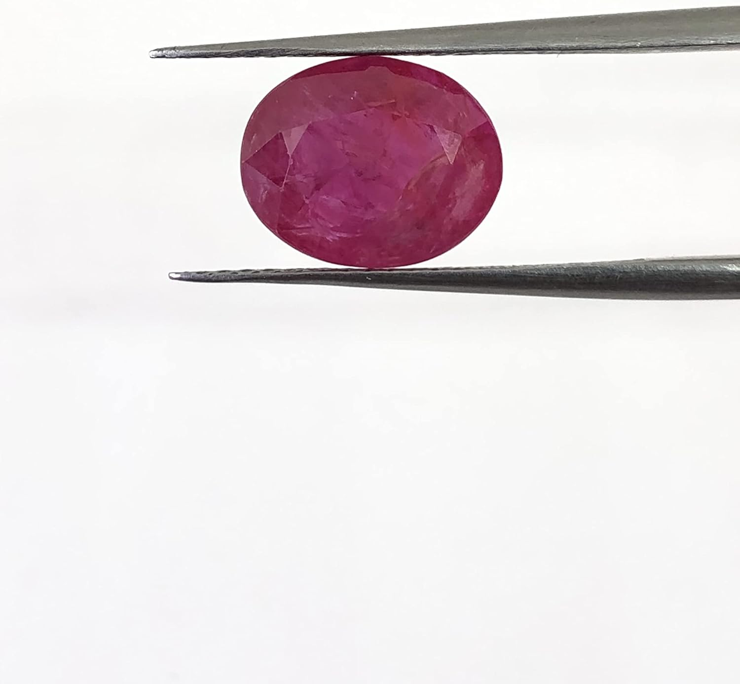 4.68 Ct Certified Natural Clean Surface Ruby Oval Shape Size 10.50x8.50 mm Cut Faceted Loose Gemstone Best For Making Ring, Pendant Jewelry