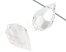 Preciosa 144 Pieces 6x10mm Czech Crystal Drop Pendant Faceted Drop Clear Beads, Crystal
