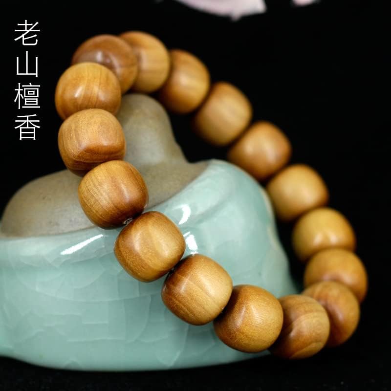 老山檀香老形珠手串1.4**16颗沉符水佛珠文玩 檀香木男女念珠手链(【老山檀香老形珠】沉水款)