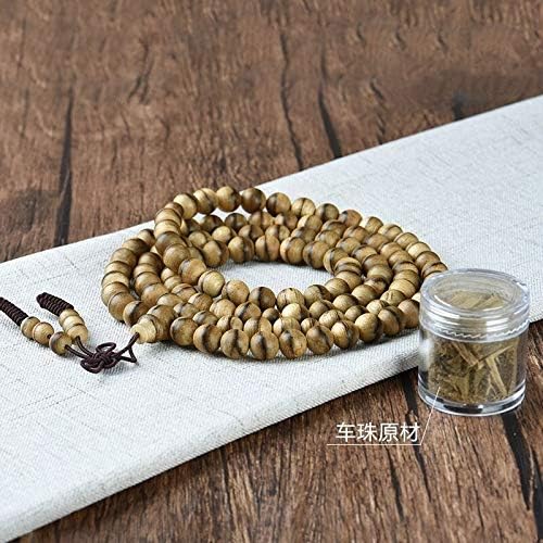GLW Malinao Agarwood 108 Prayer Beads Genuine Natural Wild 7mm #4418