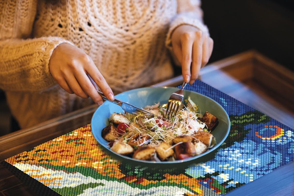 Hama Art 3607 Van Gogh Bead Kit, Blue, Black, Brown, Yellow, Green