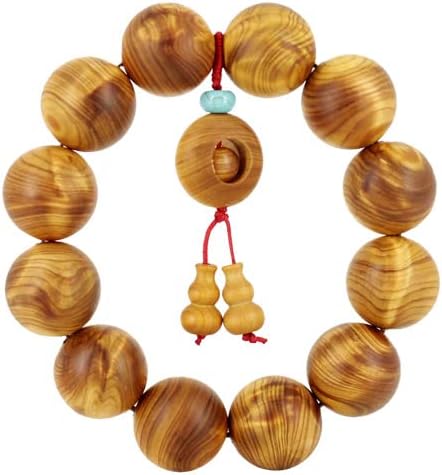 太行陈化崖柏龙胆纹2.0佛珠手串 文玩工艺饰品老料陈化料(陈化崖柏龙胆纹手串)