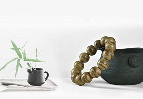 GLW Kalimantan Wild Agarwood Aloewood 15mm MALA Prayer Beads #4914