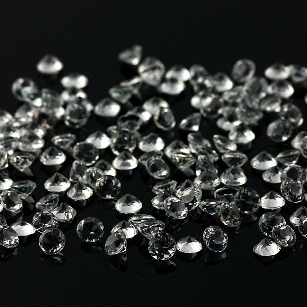 Neerupam collection White African Natural Zircon AAA Quality 1.25 mm Brilliant Cut Round Loose Gemstone