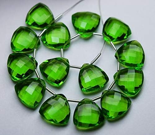 6 Pcs, Perit Quartz Faceted Heart Shape Briolettes,14mm Size, Code-HIGH-53546