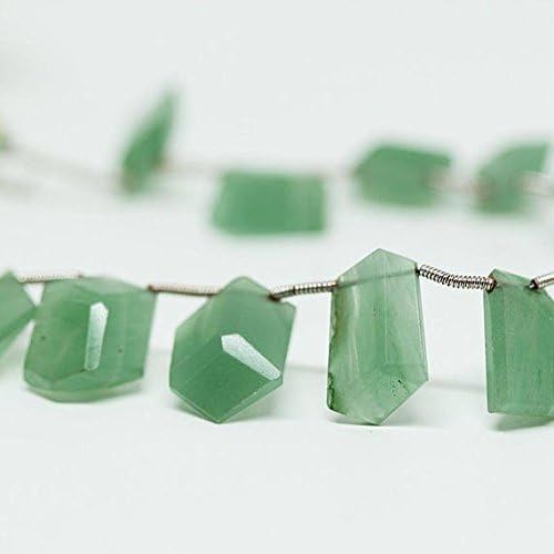 13 inch natural beads strand of 12mm faceted fancy green quartz gemstone beads for DIY jewelry - necklace, bracelet, earring, ring.