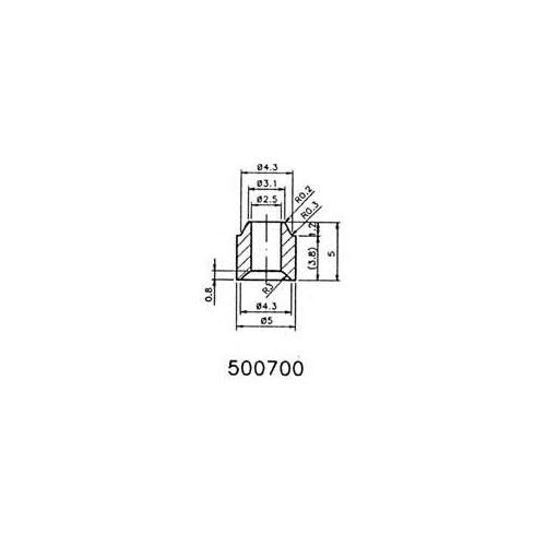 500700 Ceramic Beads (1 kg Bag)