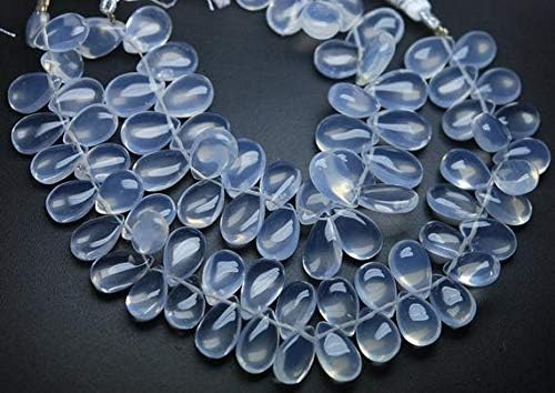 4 Inch Strand,Super Finest,ICE Quartz Smooth Pear Shape Briolettes,14-15mm Code-HIGH-57394