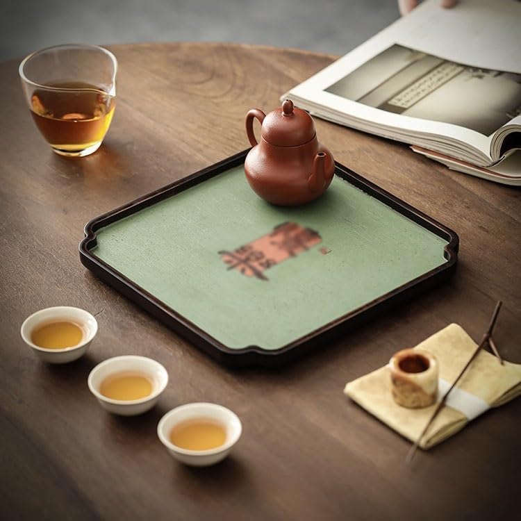 Foodtray Chinese Style Tray Round Tea Set Dry Table Household Small One Person Homestay Service Dining Serving(B,Small)