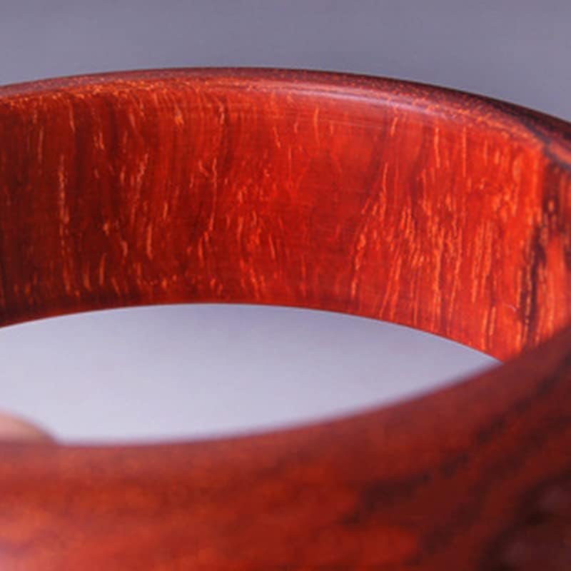 Mascot Wooden Crafts Wood Carving Art Wood Decoration Artwork 送母亲礼物 印度小叶紫檀手镯 大料加工制成 (印度小叶紫檀手镯15mm)