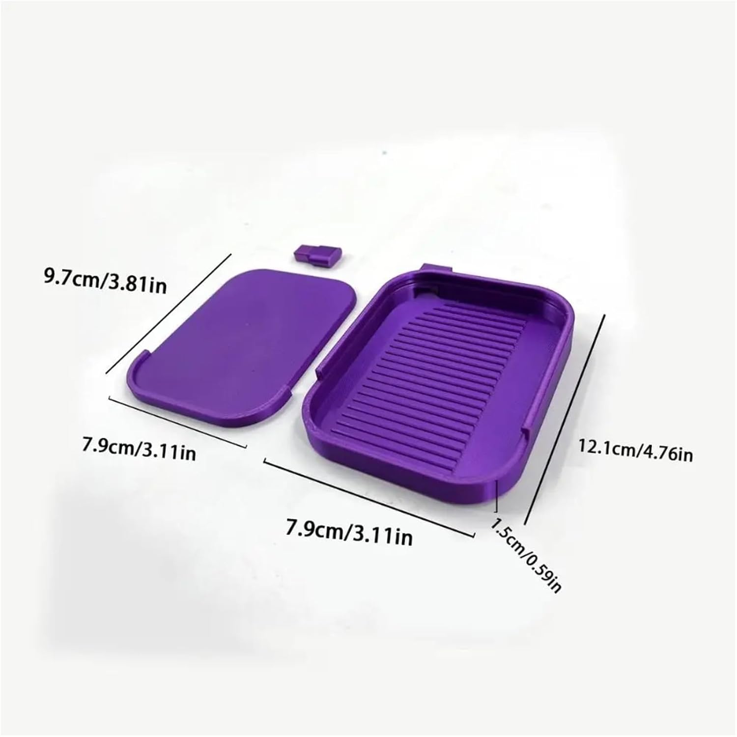 4/10pcs DIY Craft Large Diamond Painting Tray Capacity Embroidery Drill Storage Beading Plates with Cover(J,10pcs)